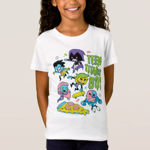 Teen Titans Go! Pizza Graphic der frühen 90er Ja T-Shirt