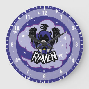 Teen Titans Go! Raven Attack Große Wanduhr