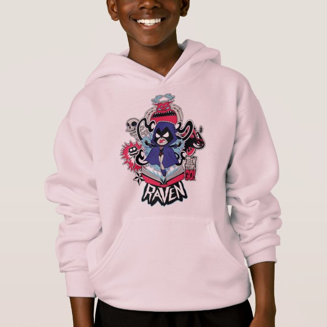 Teen Titans Go! | Raven Demonic Powers Graphic Hoodie (Vorderseite)
