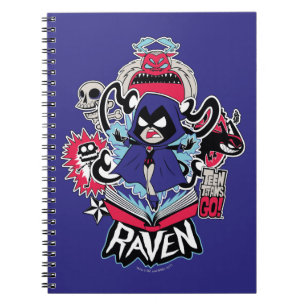 Teen Titans Go! Raven Demonic Powers Graphic Notizblock