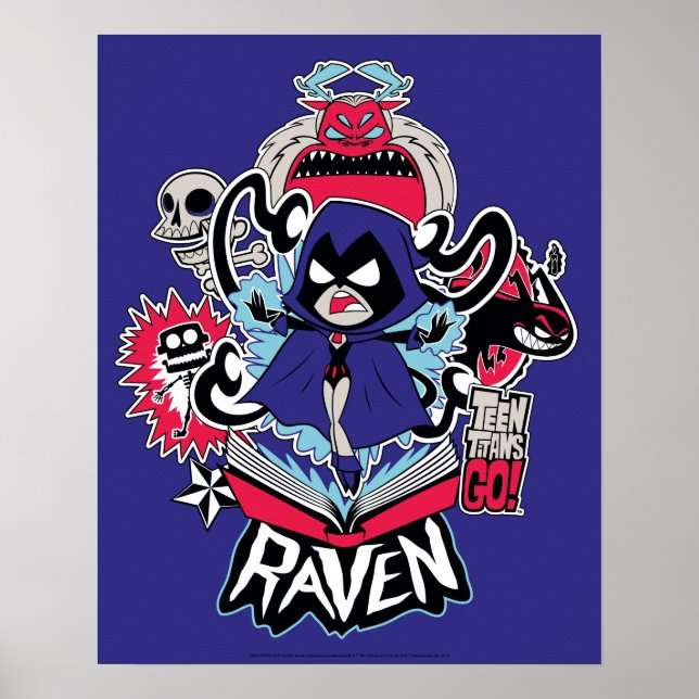 Teen Titans Go! | Raven Demonic Powers Graphic Poster (Vorne)