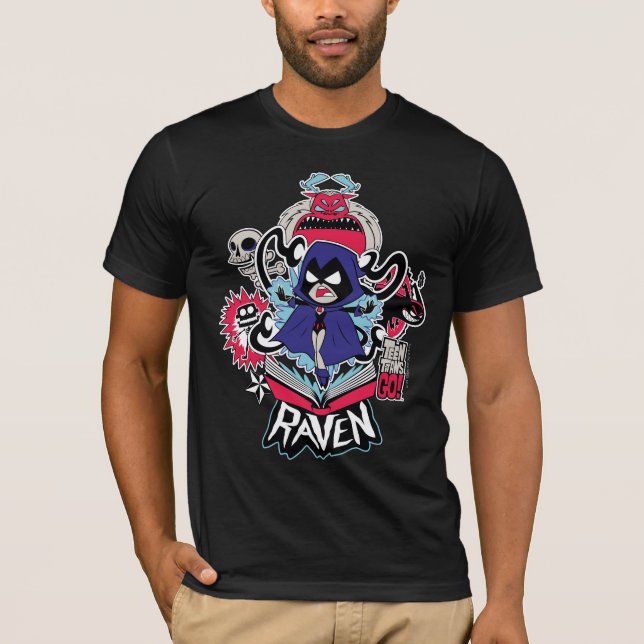Teen Titans Go! | Raven Demonic Powers Graphic T-Shirt (Vorderseite)
