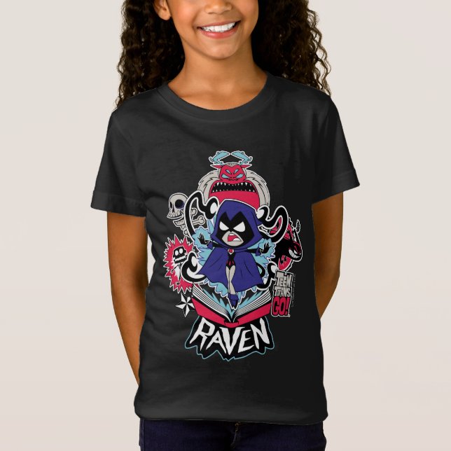 Teen Titans Go! | Raven Demonic Powers Graphic T-Shirt (Vorderseite)