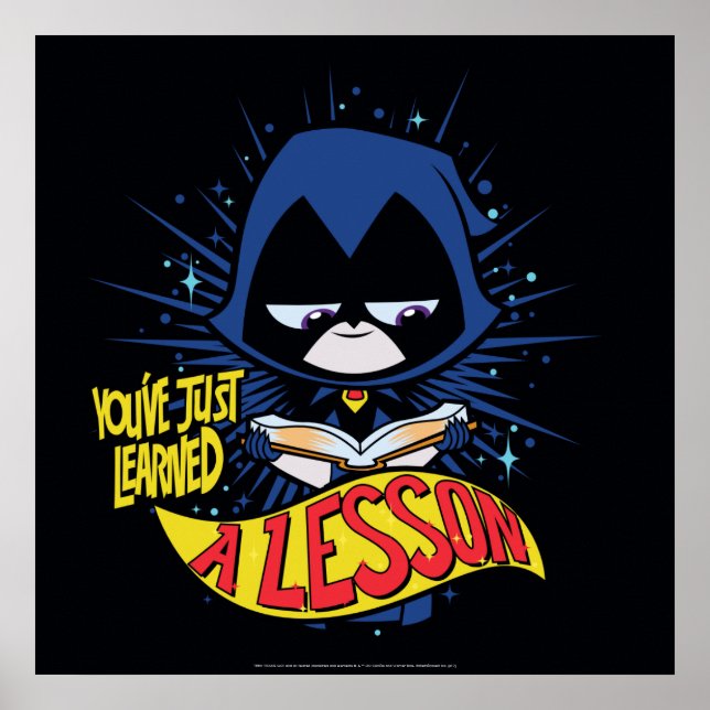 Teen Titans Go! | Raven "Learned A Lesson" Poster (Vorne)
