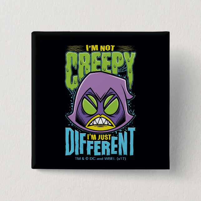 Teen Titans Go! | Raven "Nicht kreativ Ich bin and Button (Vorderseite)