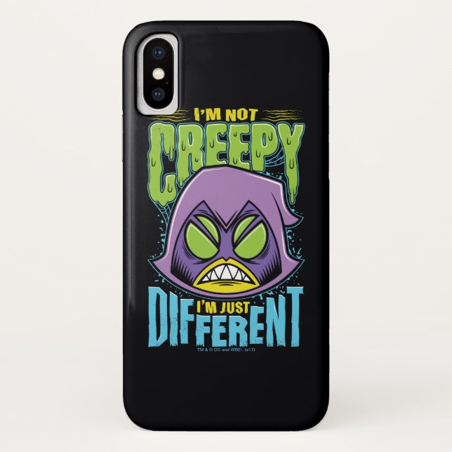 Teen Titans Go! | Raven "Nicht kreativ Ich bin and Case-Mate iPhone Hülle (Rückseite)