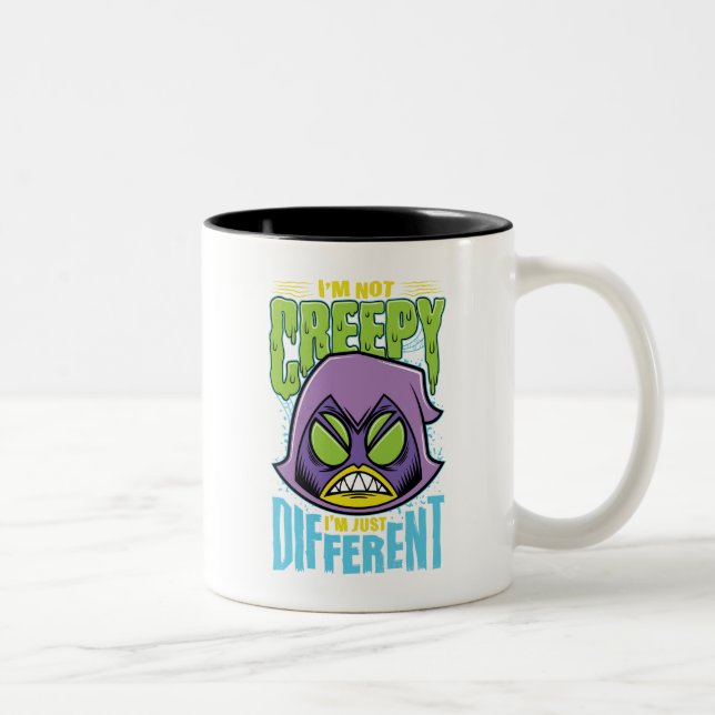 Teen Titans Go! | Raven "Nicht kreativ Ich bin and Zweifarbige Tasse (Rechts)