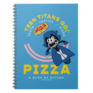 Teen Titans Go! Raven "Truth Justice Pizza" Notizblock