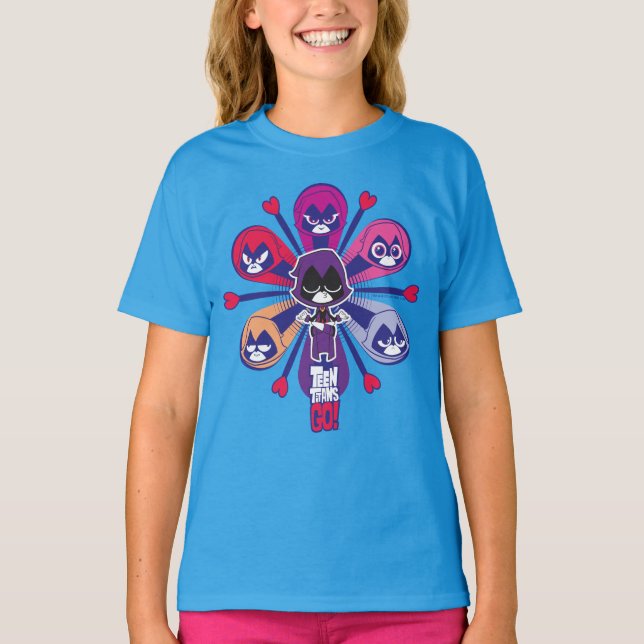 Teen Titans Go! | Raven's Emoticlones T-Shirt (Vorderseite)