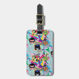 Teen Titans Go!   Retro 90's Group Collage Gepäckanhänger