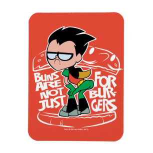 Teen Titans Go!   Robin Hintern Scooty Buns Magnet
