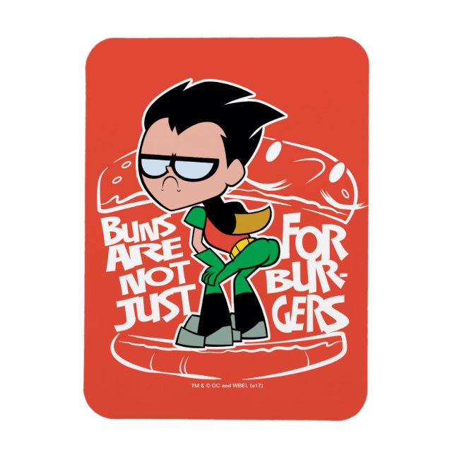 Teen Titans Go! | Robin Hintern Scooty Buns Magnet (Vertikal)