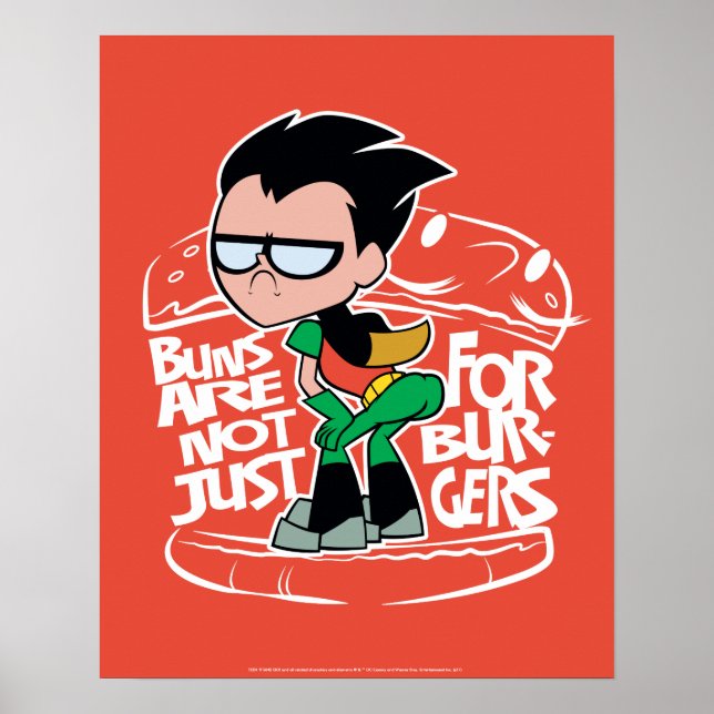 Teen Titans Go! | Robin Hintern Scooty Buns Poster (Vorne)