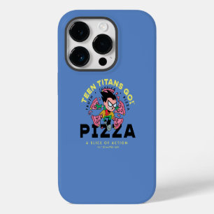 Teen Titans Go! Robin "Wahrheit Gerechtigkeit Pizz iPhone 14 Pro Hülle