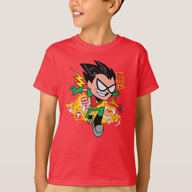 Teen Titans Go! | Robin's Arsenal Graphic T-Shirt (Vorderseite)
