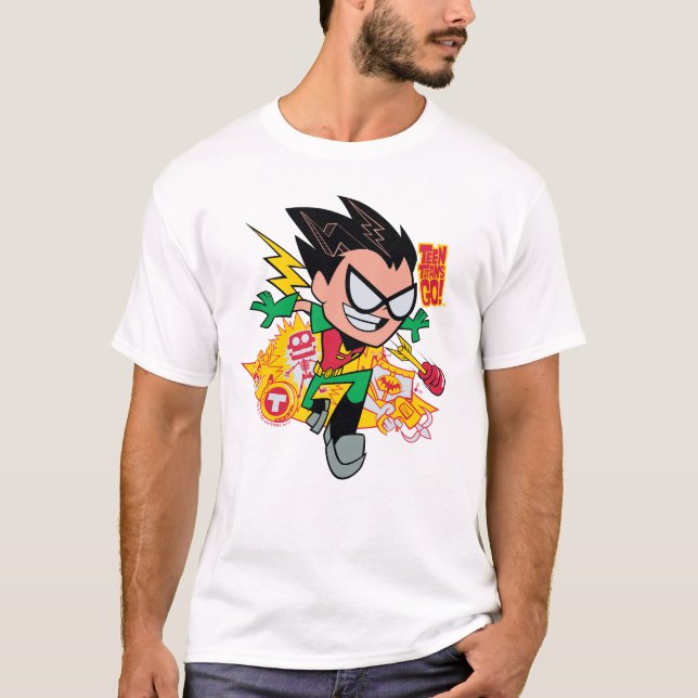 Teen Titans Go! | Robin's Arsenal Graphic T-Shirt (Vorderseite)