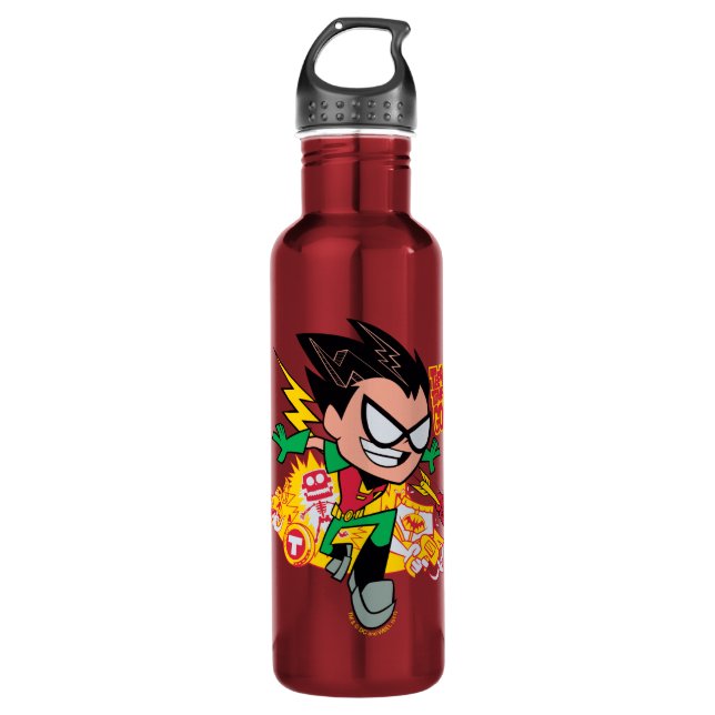 Teen Titans Go! | Robin's Arsenal Graphic Trinkflasche (Vorderseite)