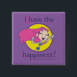 Teen Titans Go! | Starfire "Ich habe das Glück" Button<br><div class="desc">Starfire feiert ihre wunderbare Stimmung in dieser bezaubernden Grafik, die lautet: "Ich habe das Glück!" in lila und rosa Text. Hol deine Teen Titans los! Starfire Grafik auf einem Shirt, Tote Tasche, Tasse, oder einem Ihrer Lieblings-Zazzle-Produkte! Sie können die Farbe und den Stil Ihrer Produkte in den Stiloptionen ändern, die...</div>