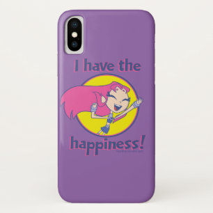 Teen Titans Go!   Starfire "Ich habe das Glück" iPhone X Hülle