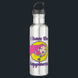 Teen Titans Go! | Starfire "Ich habe das Glück" Edelstahlflasche<br><div class="desc">Starfire feiert ihre wunderbare Stimmung in dieser bezaubernden Grafik, die lautet: "Ich habe das Glück!" in lila und rosa Text. Hol deine Teen Titans los! Starfire Grafik auf einem Shirt, Tote Tasche, Tasse, oder einem Ihrer Lieblings-Zazzle-Produkte! Sie können die Farbe und den Stil Ihrer Produkte in den Stiloptionen ändern, die...</div>