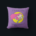 Teen Titans Go! | Starfire "Ich habe das Glück" Kissen<br><div class="desc">Starfire feiert ihre wunderbare Stimmung in dieser bezaubernden Grafik, die lautet: "Ich habe das Glück!" in lila und rosa Text. Hol deine Teen Titans los! Starfire Grafik auf einem Shirt, Tote Tasche, Tasse, oder einem Ihrer Lieblings-Zazzle-Produkte! Sie können die Farbe und den Stil Ihrer Produkte in den Stiloptionen ändern, die...</div>