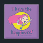 Teen Titans Go! | Starfire "Ich habe das Glück" Magnet<br><div class="desc">Starfire feiert ihre wunderbare Stimmung in dieser bezaubernden Grafik, die lautet: "Ich habe das Glück!" in lila und rosa Text. Hol deine Teen Titans los! Starfire Grafik auf einem Shirt, Tote Tasche, Tasse, oder einem Ihrer Lieblings-Zazzle-Produkte! Sie können die Farbe und den Stil Ihrer Produkte in den Stiloptionen ändern, die...</div>