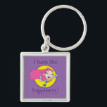 Teen Titans Go! | Starfire "Ich habe das Glück" Schlüsselanhänger<br><div class="desc">Starfire feiert ihre wunderbare Stimmung in dieser bezaubernden Grafik, die lautet: "Ich habe das Glück!" in lila und rosa Text. Hol deine Teen Titans los! Starfire Grafik auf einem Shirt, Tote Tasche, Tasse, oder einem Ihrer Lieblings-Zazzle-Produkte! Sie können die Farbe und den Stil Ihrer Produkte in den Stiloptionen ändern, die...</div>