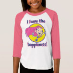Teen Titans Go! | Starfire "Ich habe das Glück" T-Shirt<br><div class="desc">Starfire feiert ihre wunderbare Stimmung in dieser bezaubernden Grafik, die lautet: "Ich habe das Glück!" in lila und rosa Text. Hol deine Teen Titans los! Starfire Grafik auf einem Shirt, Tote Tasche, Tasse, oder einem Ihrer Lieblings-Zazzle-Produkte! Sie können die Farbe und den Stil Ihrer Produkte in den Stiloptionen ändern, die...</div>