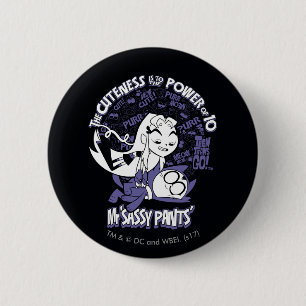 Teen Titans Go!   Starfire & Mr. Sassy Pants Button