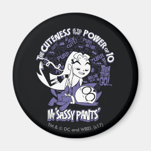 Teen Titans Go!   Starfire & Mr. Sassy Pants Magnet