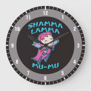 Teen Titans Go!   Starfire "Shamma Lamma Mu-Mu" Große Wanduhr