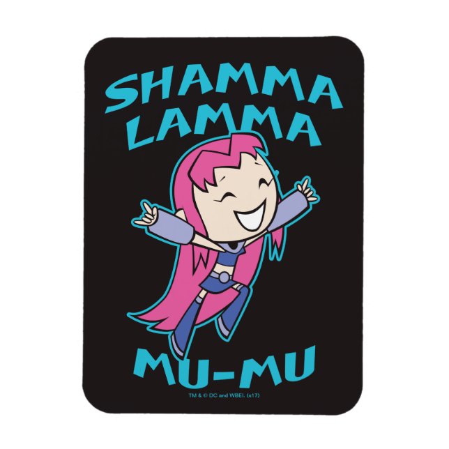 Teen Titans Go! | Starfire "Shamma Lamma Mu-Mu" Magnet (Vertikal)