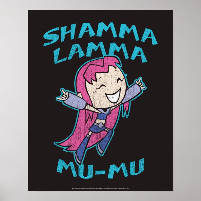 Teen Titans Go! | Starfire "Shamma Lamma Mu-Mu" Poster (Vorne)