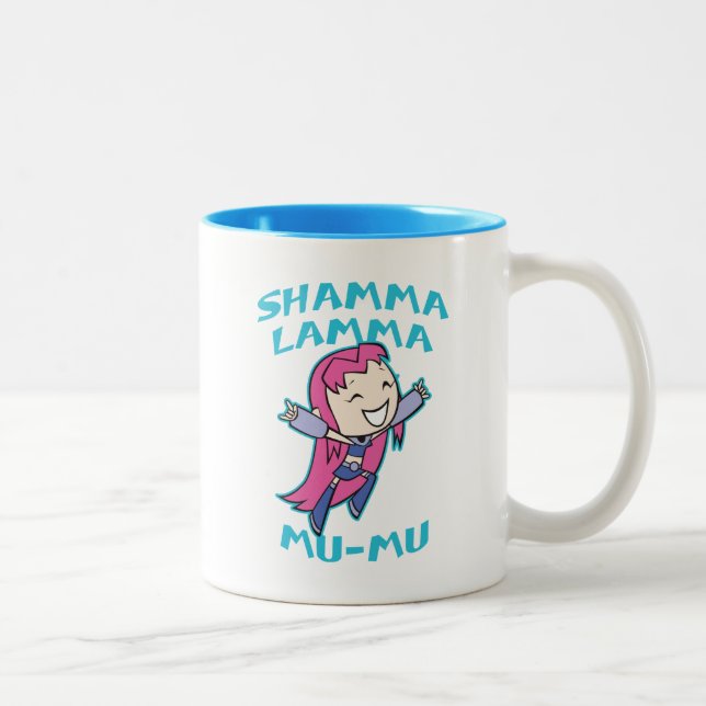 Teen Titans Go! | Starfire "Shamma Lamma Mu-Mu" Zweifarbige Tasse (Rechts)