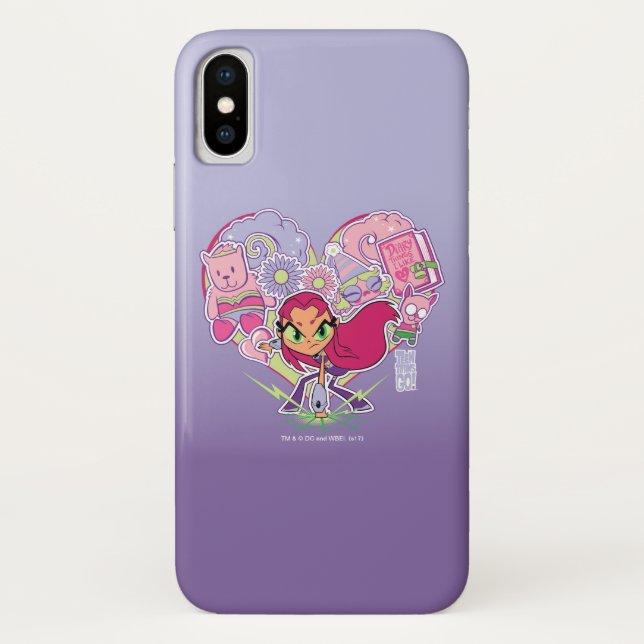 Teen Titans Go! | Starfire's Heart Punch Graphic Case-Mate iPhone Hülle (Rückseite)
