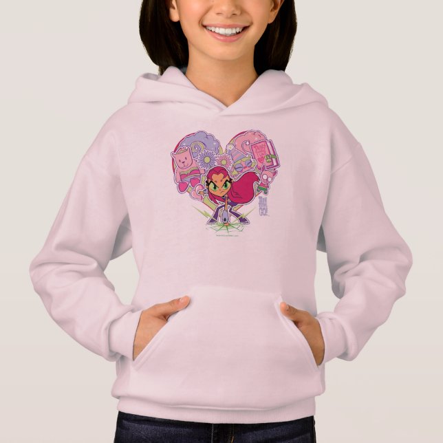 Teen Titans Go! | Starfire's Heart Punch Graphic Hoodie (Vorderseite)