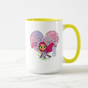 Teen Titans Go!   Starfire's Heart Punch Graphic Tasse