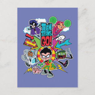 Teen Titans Go!   Team Arrow Graphic Postkarte