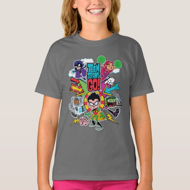 Teen Titans Go! | Team Arrow Graphic T-Shirt (Vorderseite)