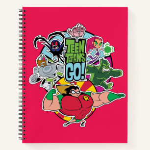 Teen Titans Go! Team Group Graphic Notizbuch