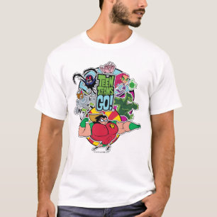 Teen Titans Go!   Team Group Graphic T-Shirt