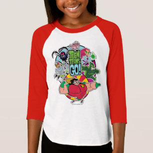 Teen Titans Go!   Team Group Graphic T-Shirt