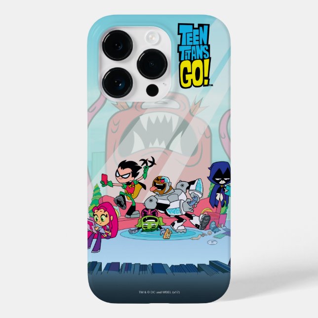 Teen Titans Go! | Tentacled Monster Approach Case-Mate iPhone Hülle (Rückseite)