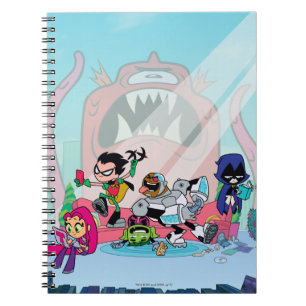 Teen Titans Go!   Tentacled Monster Approach Notizblock