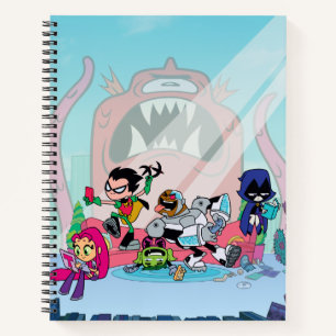 Teen Titans Go!   Tentacled Monster Approach Notizbuch