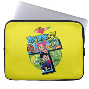 Teen Titans Go! Titans Tower Collage Laptopschutzhülle