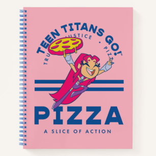 Teen Titans Go! "Truth Justice Pizza" Notizbuch