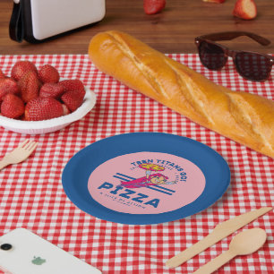 Teen Titans Go! "Truth Justice Pizza" Pappteller