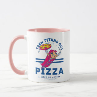Teen Titans Go! "Truth Justice Pizza" Tasse