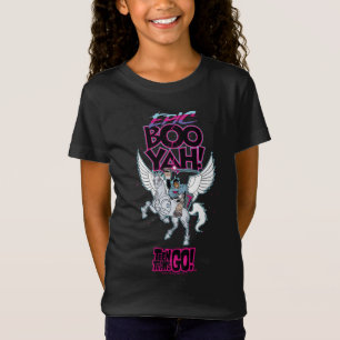 Teen Titans Go! Warrior Cyborg Riding Pegasus T-Shirt